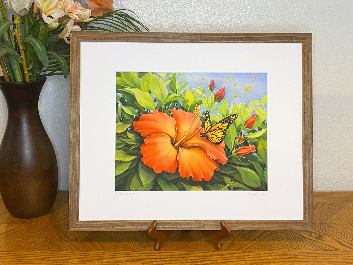 "The Butterfly Garden" Matted Giclee Fine Art Print
