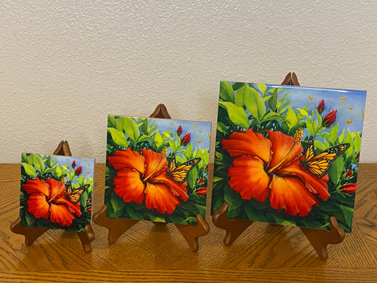 "The Butterfly Garden" Tile Print