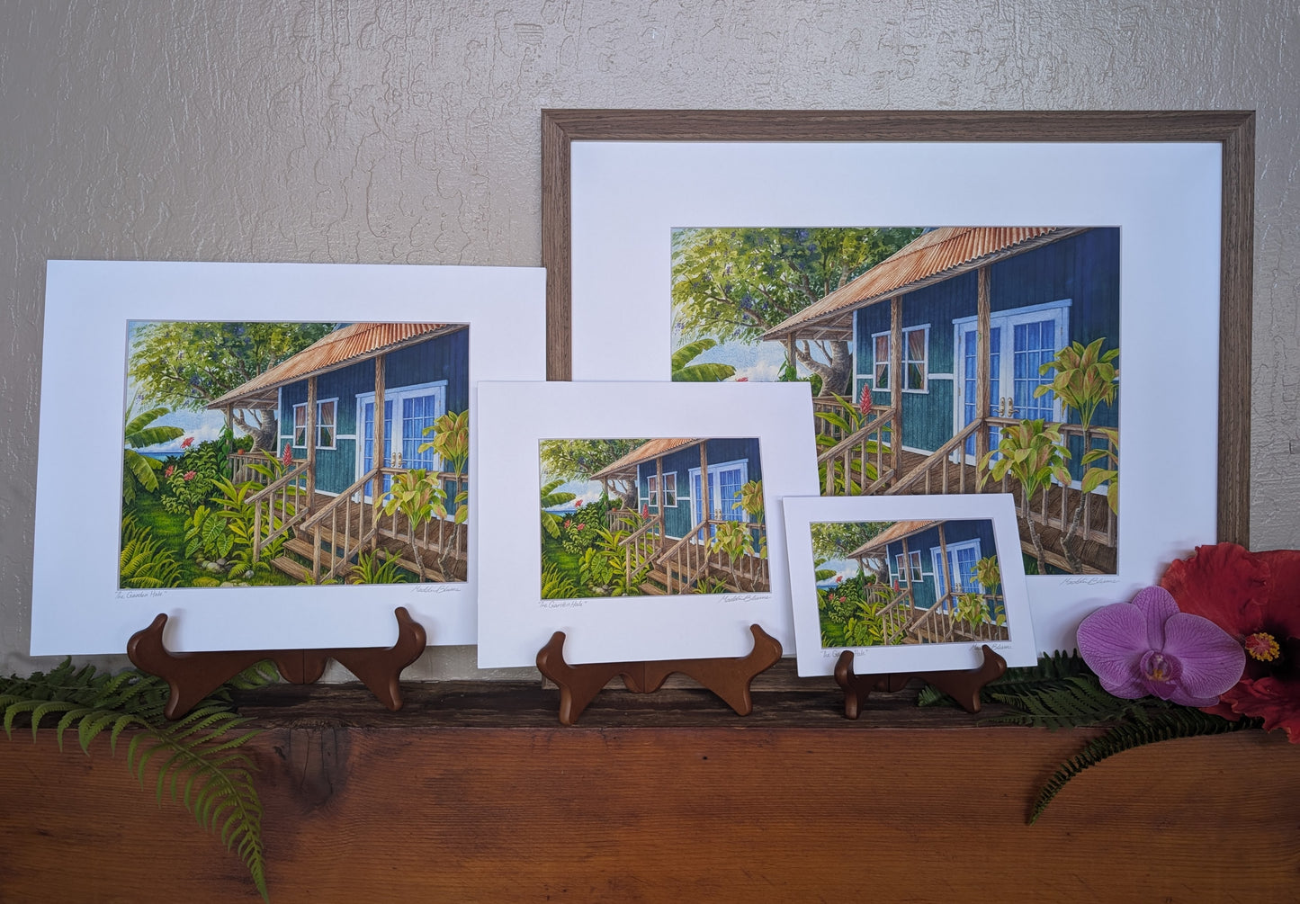 "The Garden Hale" Matted Giclee Fine Art Print