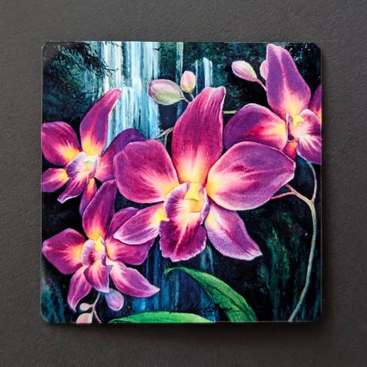 "Orchids of the Lei" Magnet