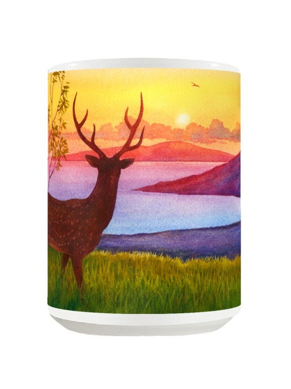 "Upcountry Sunset" Art Mug 15 oz