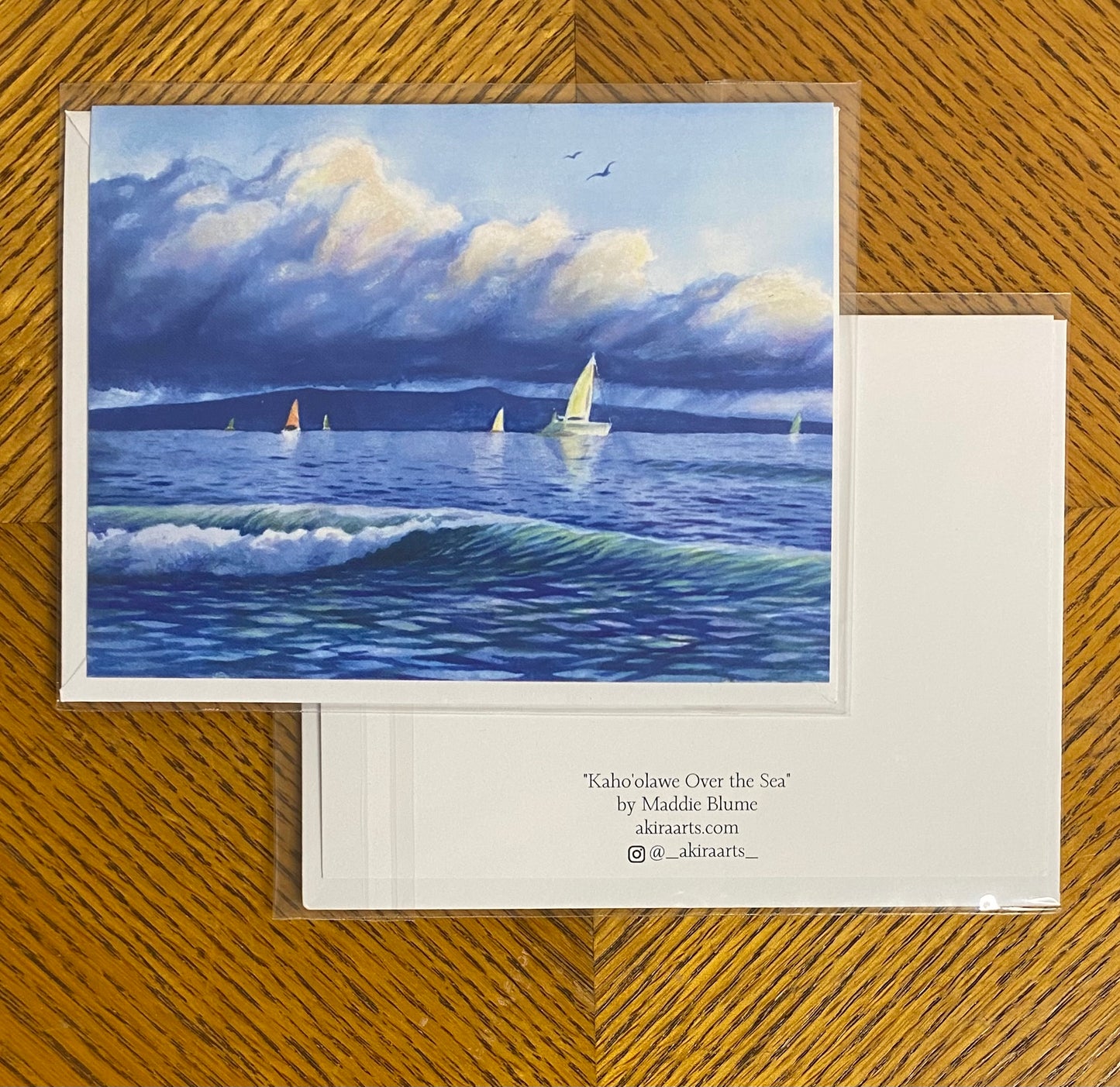 "Kaho'olawe Over the Sea" Note Card