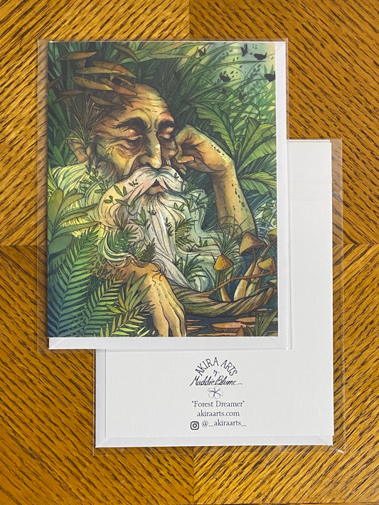 "Forest Dreamer" Note Card