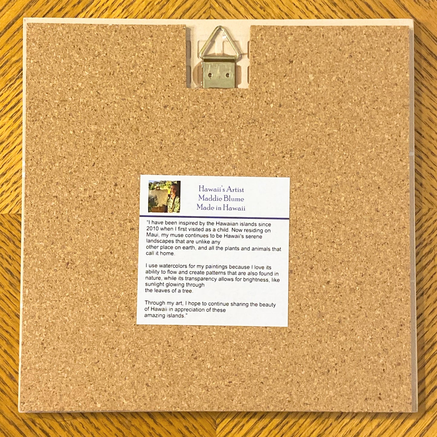 "Whales Playing in the Maui Moonlight" Tile Print