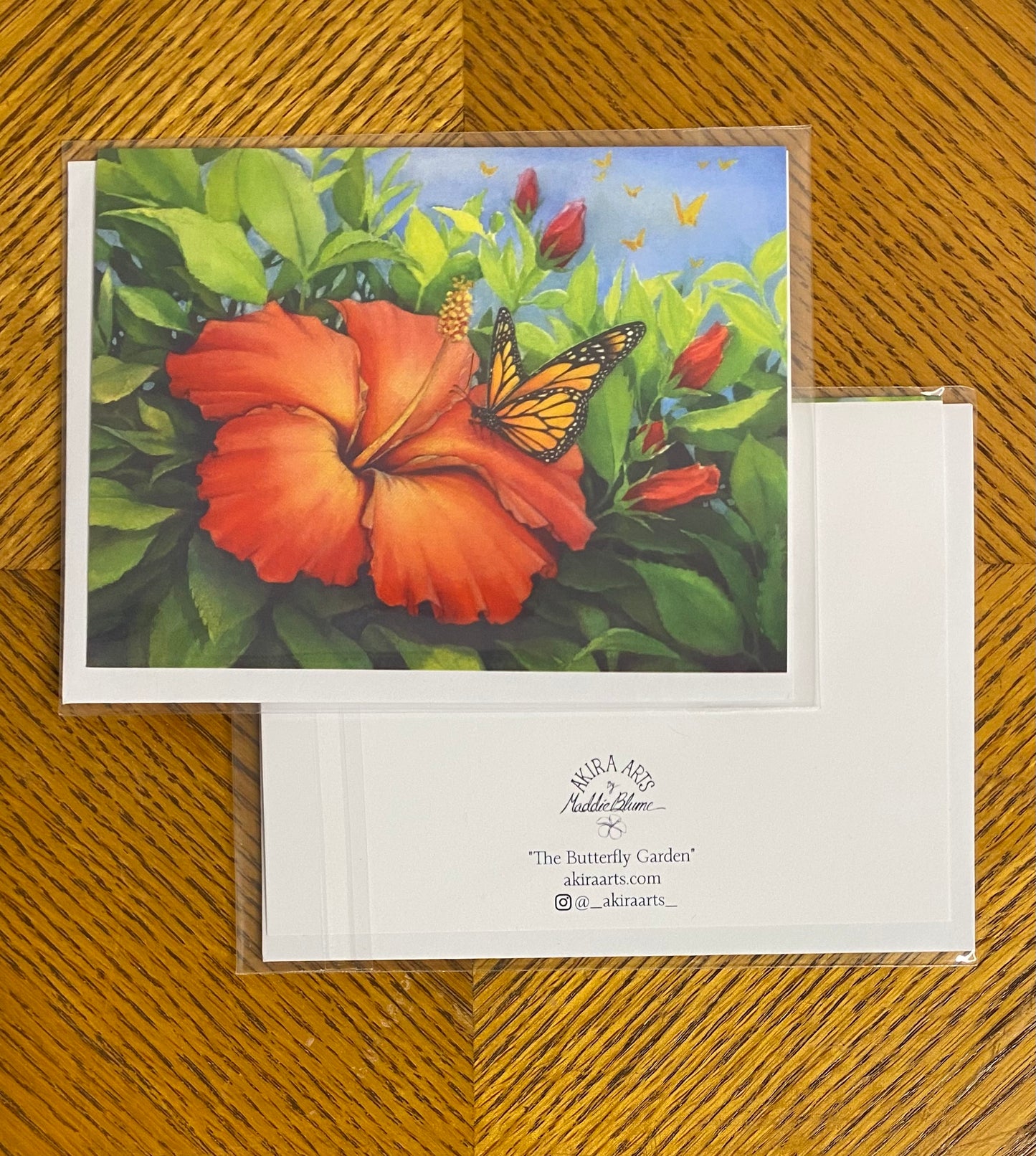 "The Butterfly Garden" Note Card