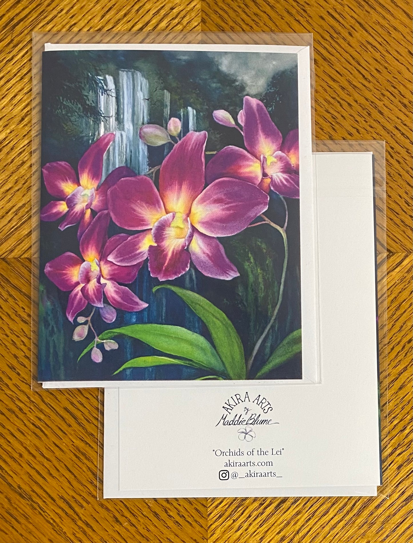 "Orchids of the Lei" Note Card