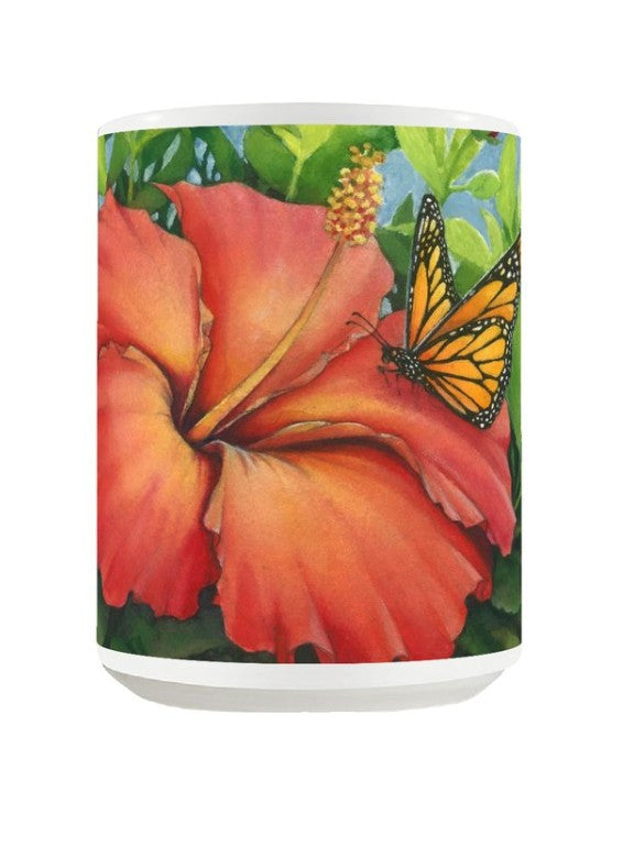 "The Butterfly Garden" Art Mug 15 oz