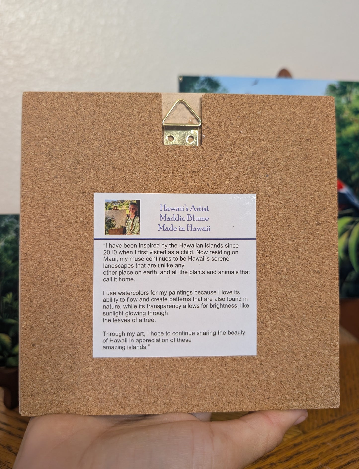 "Home of the Wild 'I'iwi" Tile Print