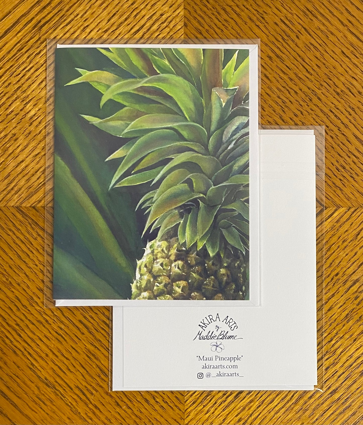 "Maui Pineapple" Note Card